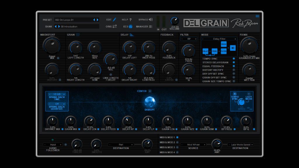 DelGrain : le nouveau délai granulaire de Rob Papen