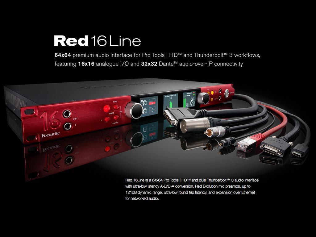 Focusrite présente la Red16Line