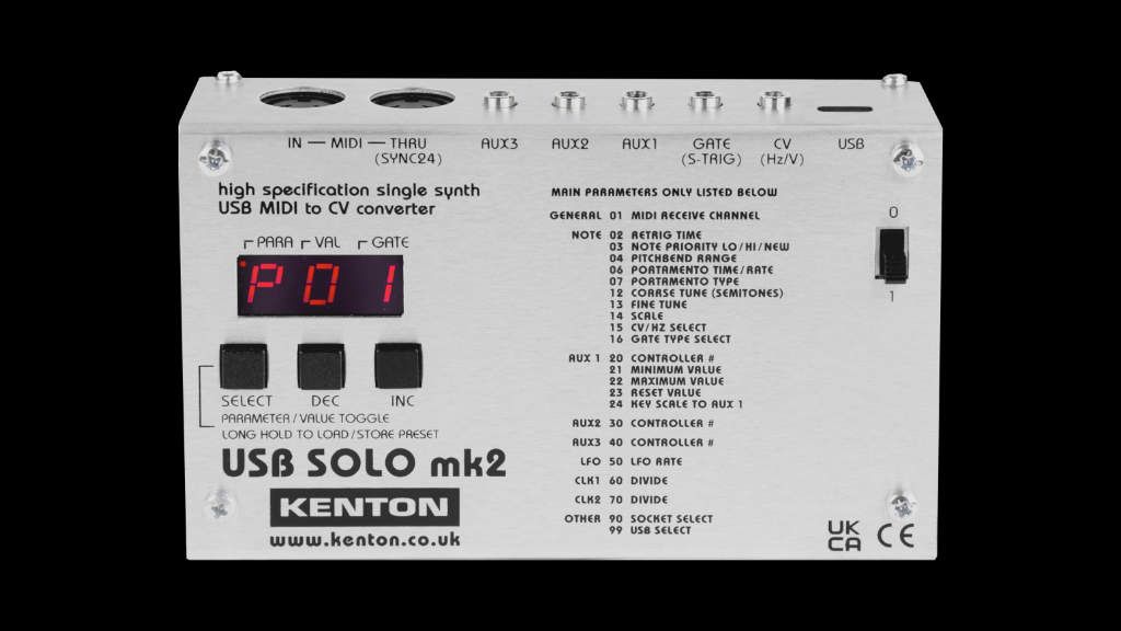 Kenton pr&eacute;sente la version Mk2 de l'USB Solo