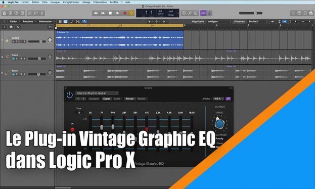 Le plug-in Vintage Graphic EQ dans Logic Pro X