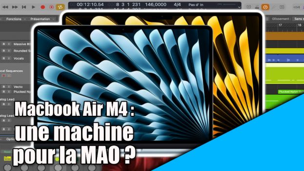 Macbook Air M4 : un portable pour la MAO ?