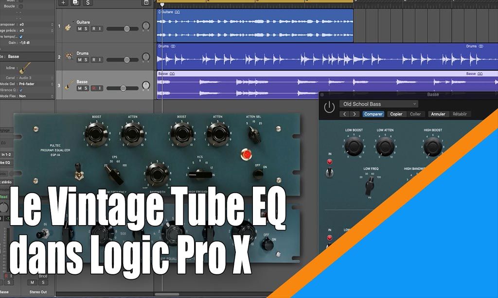 Le plug-in Vintage Tube EQ dans Logic Pro X