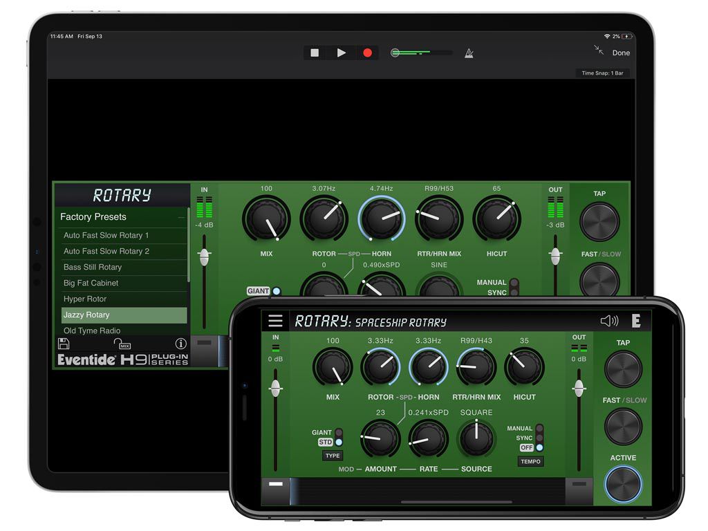 Eventide présente le Rotary Mod for iOS