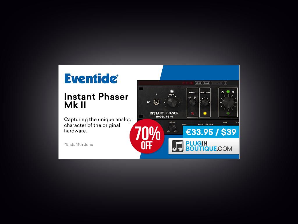 -70% sur l&#039;Instant Phaser MkII d&#039;Eventide