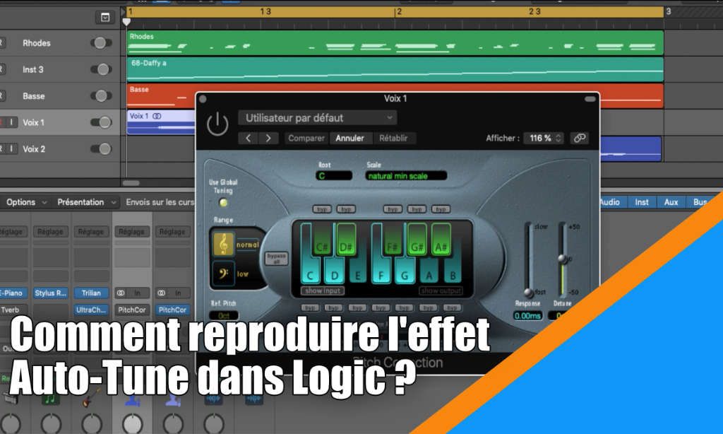 Comment reproduire l&#039;effet Auto-Tune dans Logic ?