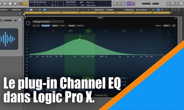 Le plug-in Channel EQ dans Logic Pro
