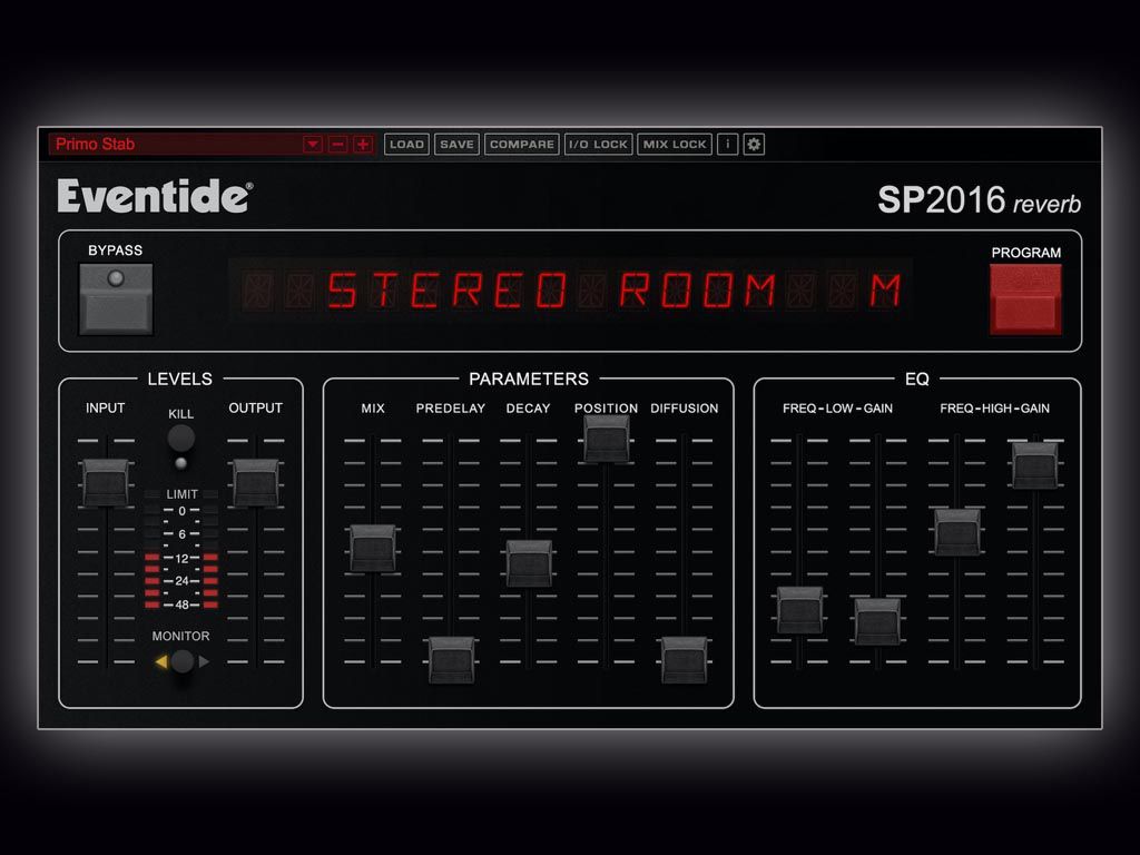 Eventide pr&eacute;sente la SP2016 Reverb au format Plug-in