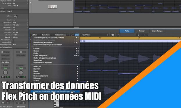 Transformer des données Flex Pitch en MIDI