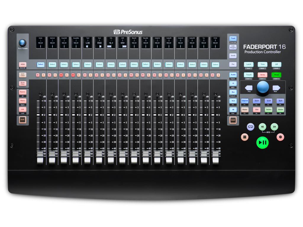 Presonus présente la Faderport 16