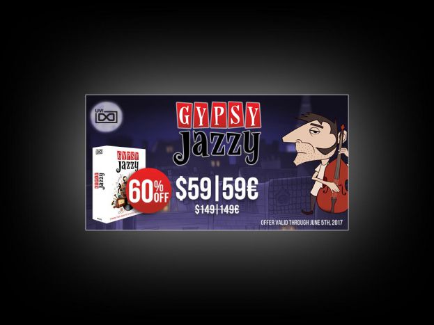 -50% sur l&#039;UVI Gypsy Jazzy