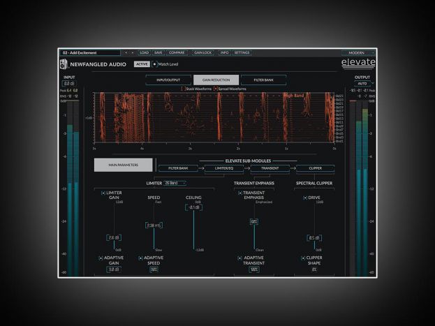 Newfangled Audio &amp; Eventide pr&eacute;sentent Elevate