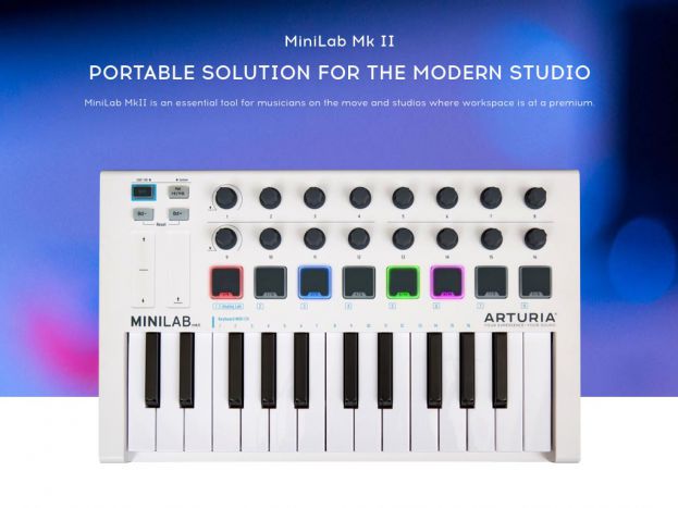 Arturia MiniLab MKII dispo !