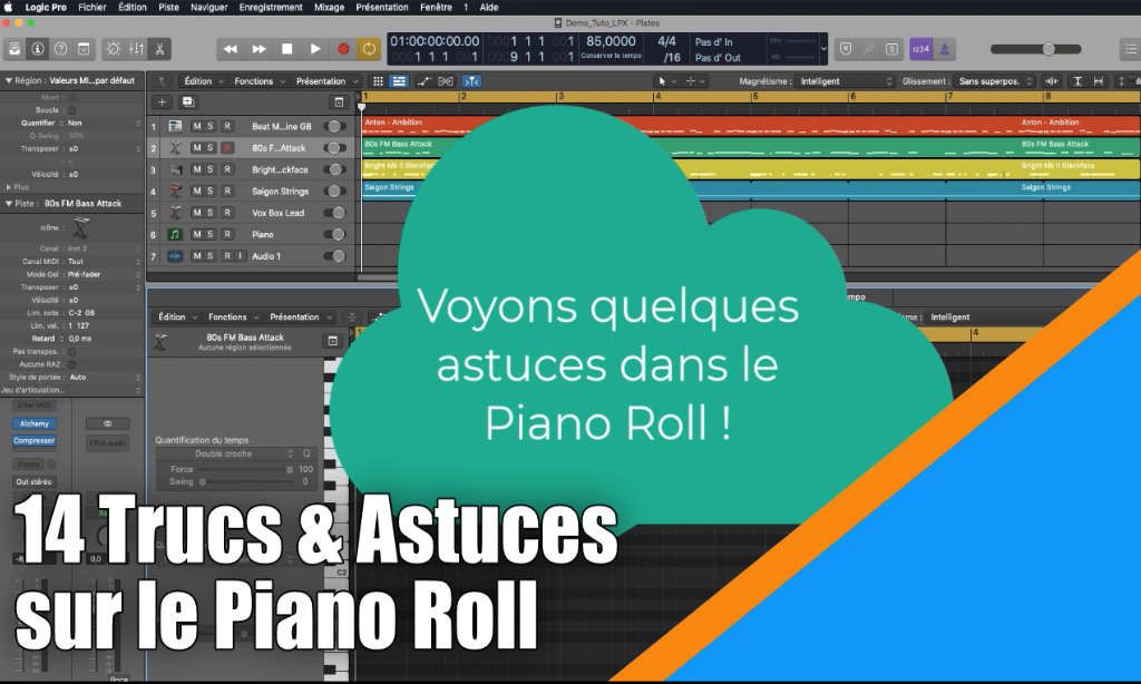 14 trucs &amp; astuces sur le Piano Roll