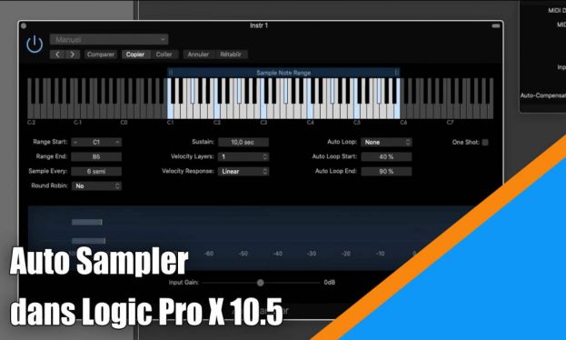 Découverte d'Auto Sampler dans Logic Pro X v10.5