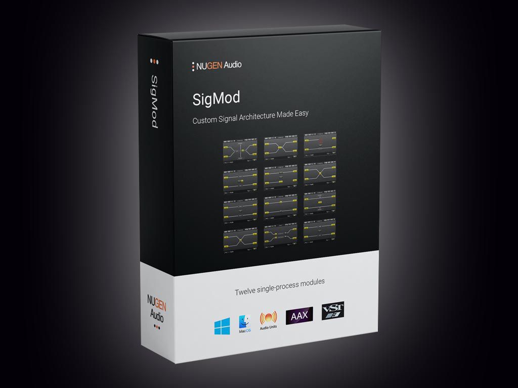 Nugen Audio met &agrave; jour SigMod