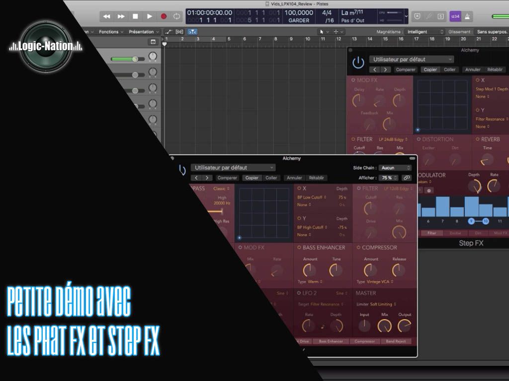 LPX v10.4: petite démo des Phat FX et Step FX