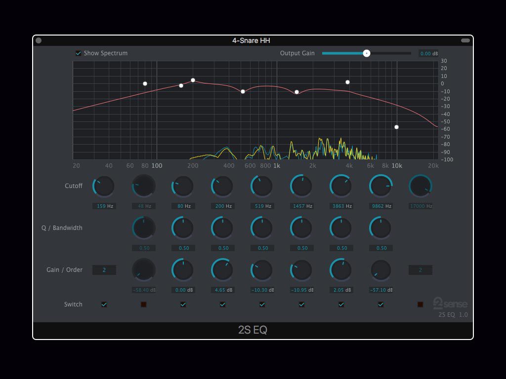 2S EQ 2ndsense Audio