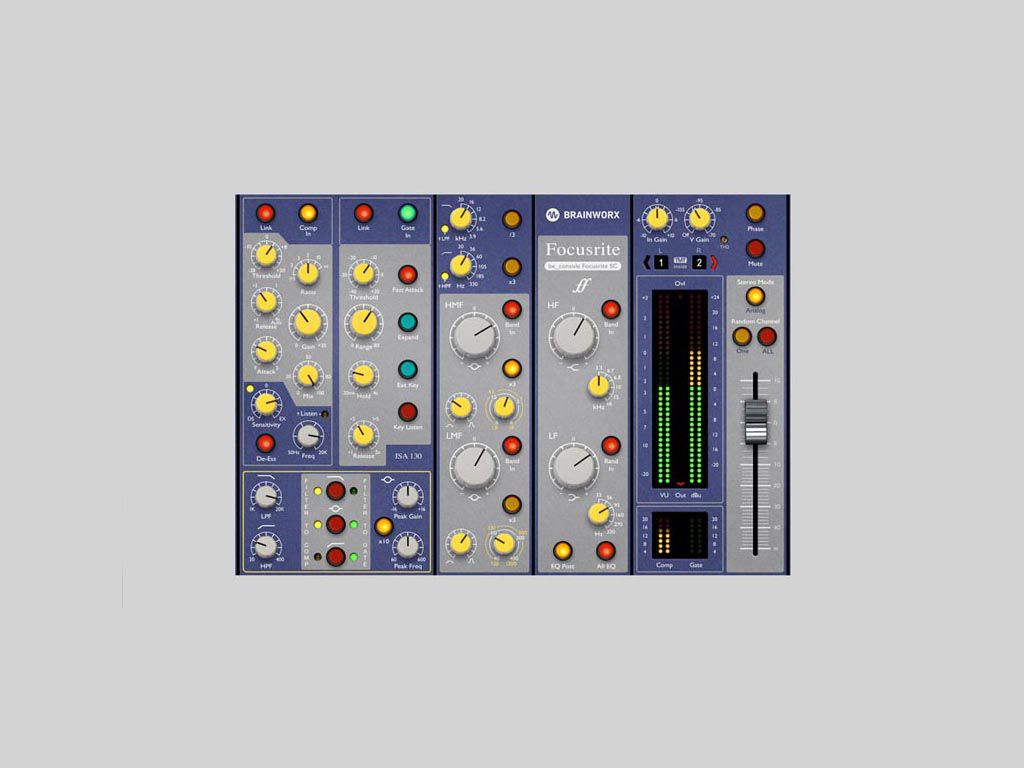 Une tranche de console Focusrite chez Plugin Alliance