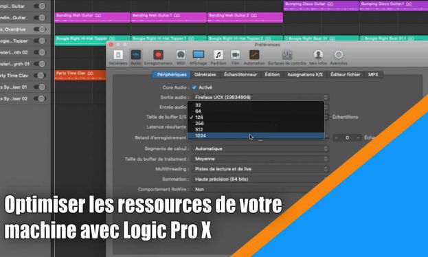 Comment optimiser les ressources de votre machine avec Logic Pro X.