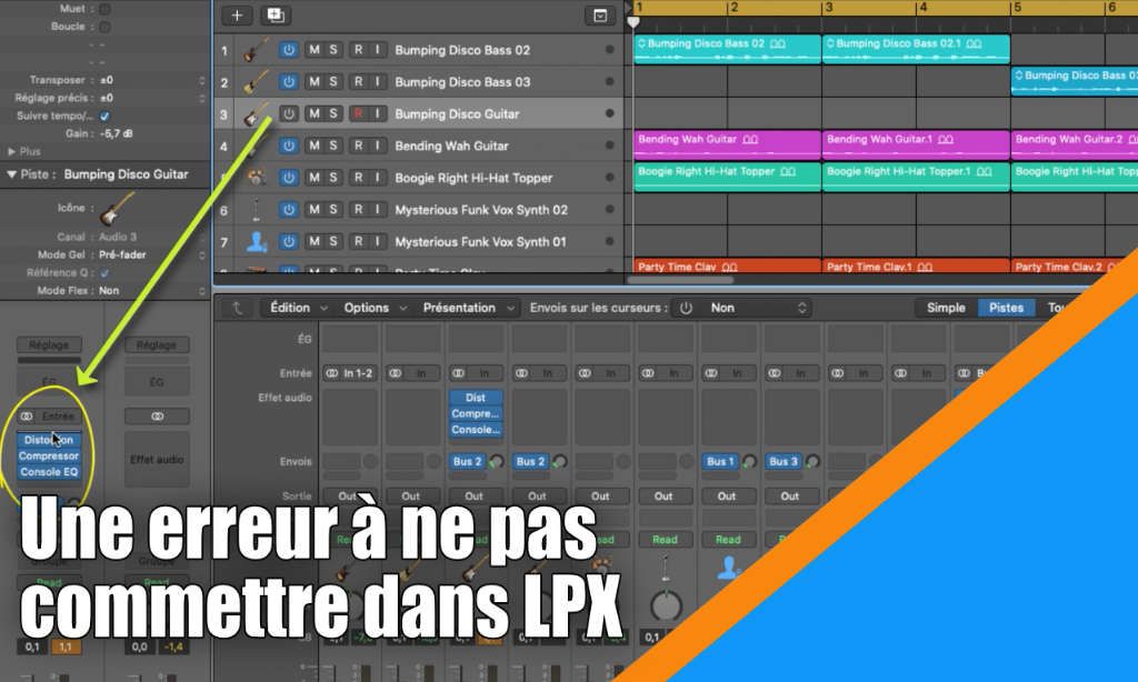 Une erreur à ne pas faire dans Logic Pro X !