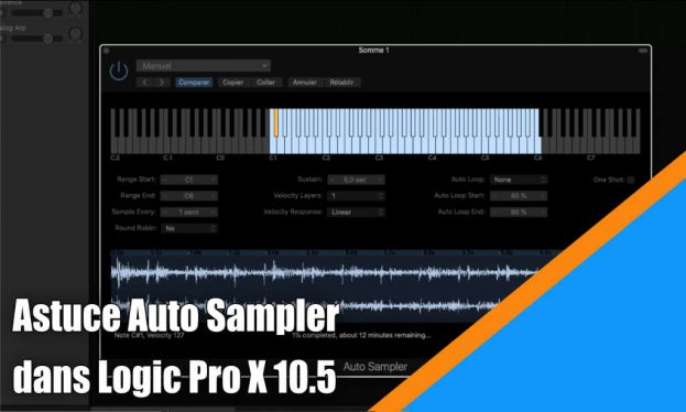 Astuce Auto Sampler dans Logic Pro X v10.5