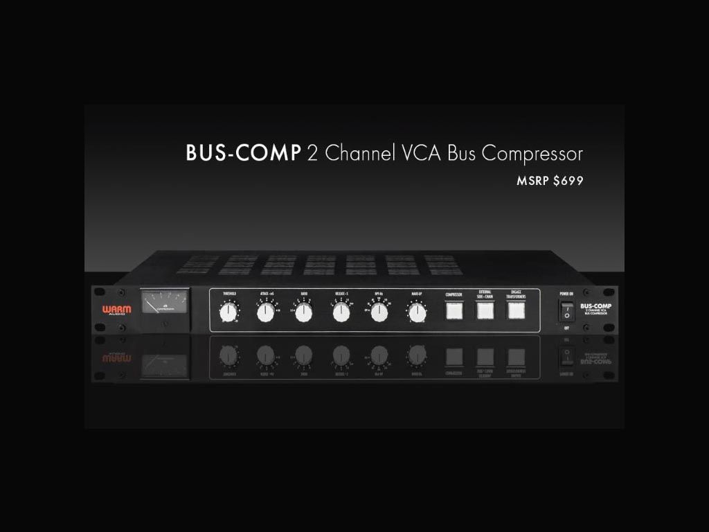 Le BUS-COMP arrive chez Warm Audio