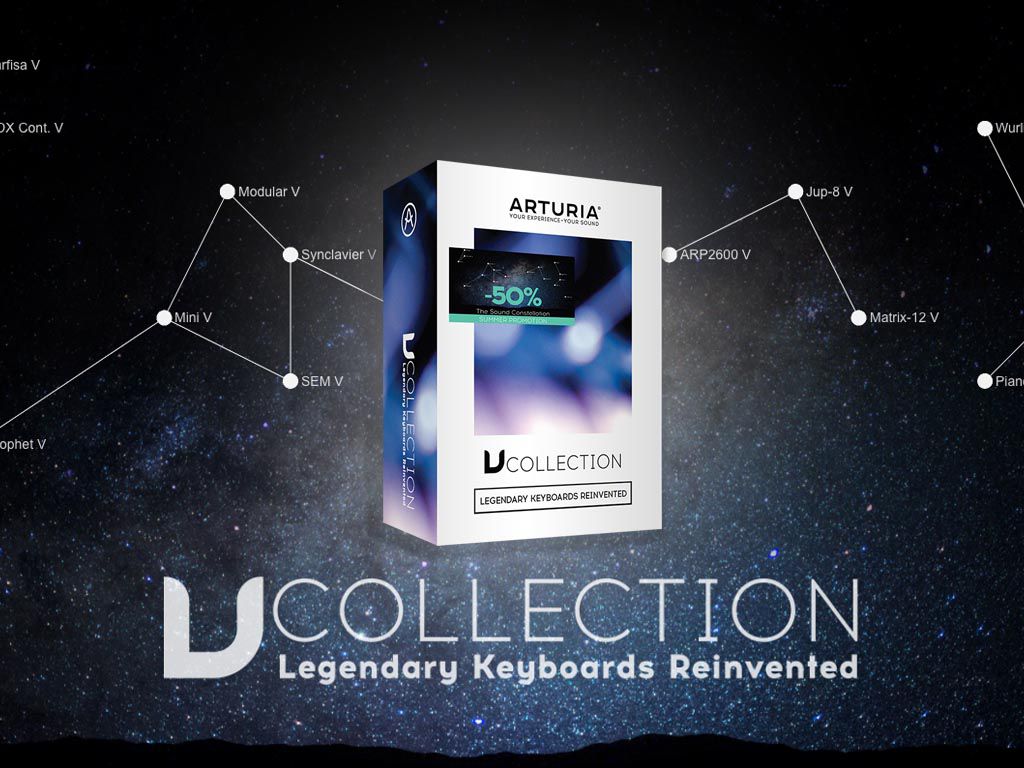 -50% sur la V-Collection 5 d&#039;Arturia