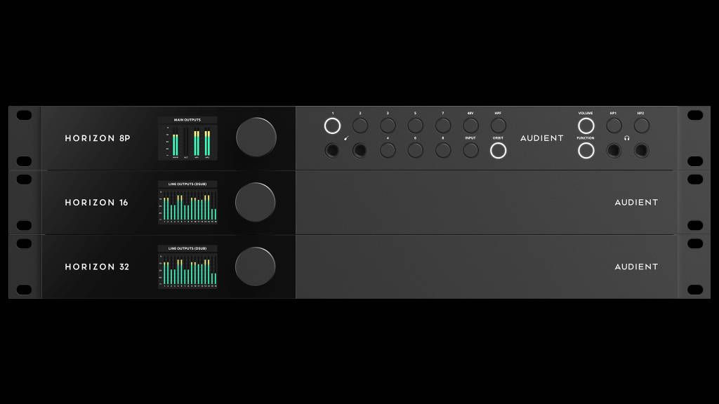 Audient pr&eacute;sente la gamme Horizon