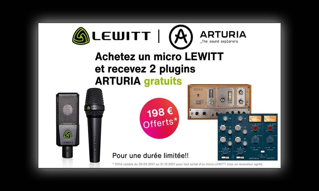 Lewitt et Arturia s&#039;associent en Octobre !