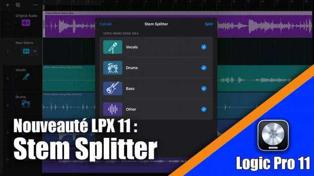 Tutoriel Logic Pro 11: le séparateur de Stem