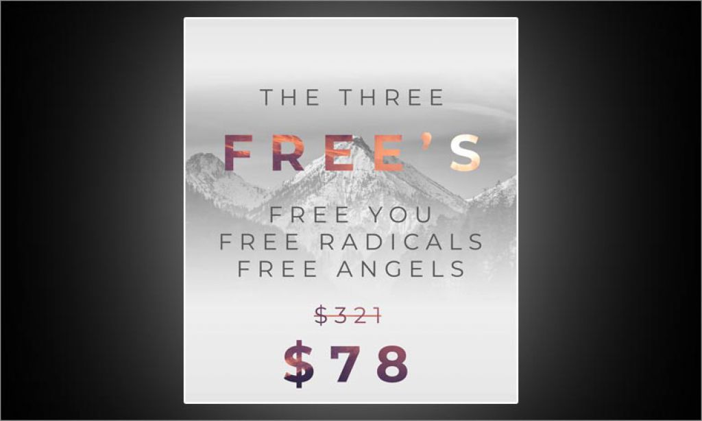 The Three Free&#039;s à seulement 78$