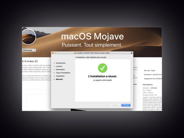 Mojave passe en version 10.4.2