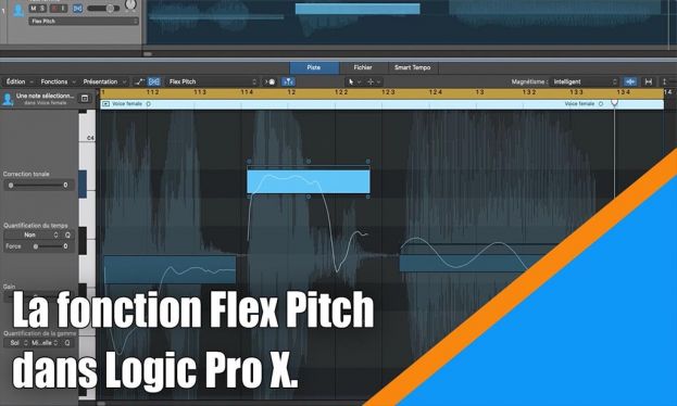 La fonction &quot;Flex Pitch&quot; dans Logic