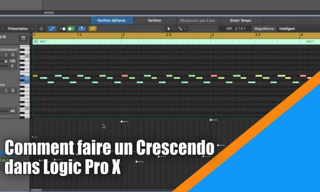 Comment faire un Crescendo dans Logic