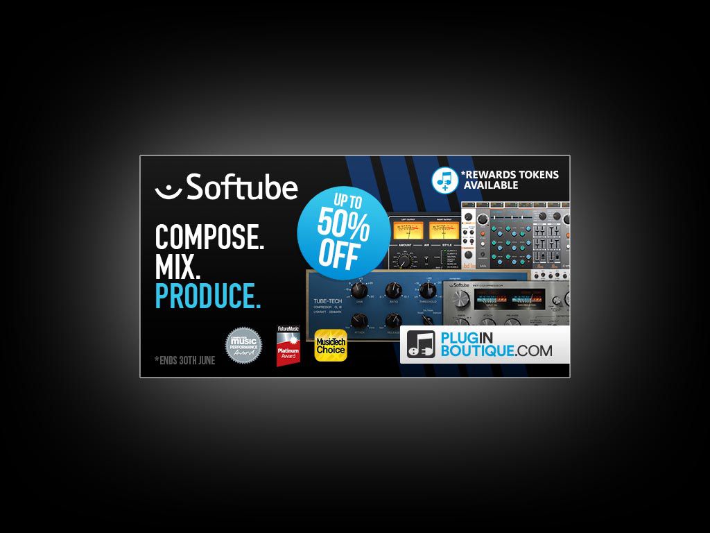 Jusqu&#039;à -50% sur les produits Softube