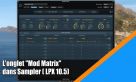 L'onglet "Mod Matrix" dans Sampler (Logic pro X v10.5)