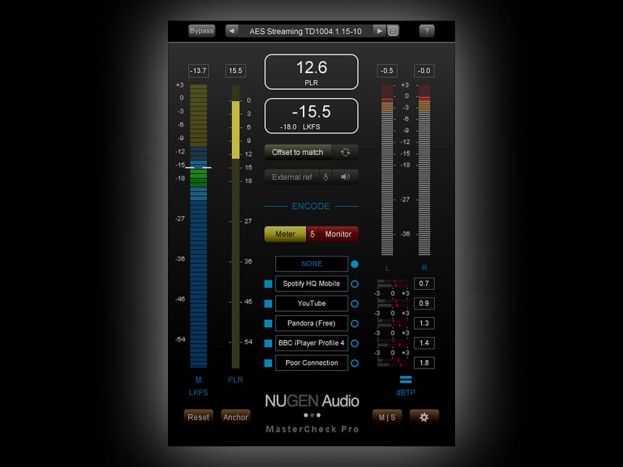 Nugen Audio update MasterCheck Pro en v1.4