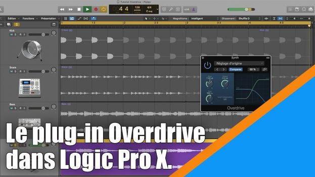 Le plug-in Overdrive dans Logic