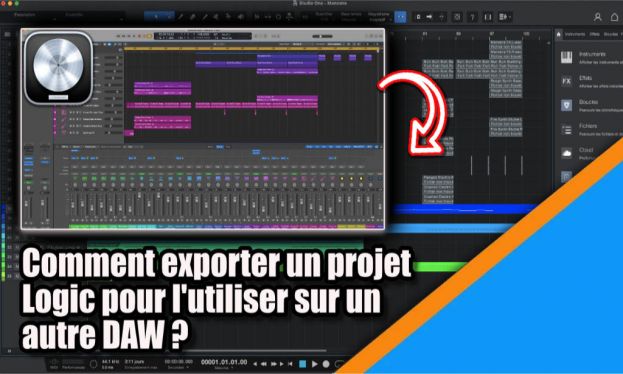 Comment exporter un projet Logic pour l&#039;utiliser  sur un autre DAW ?