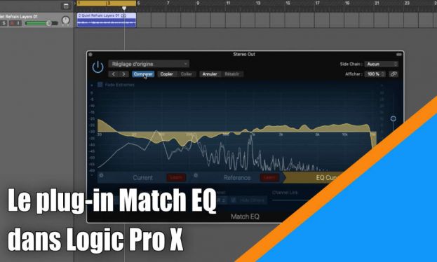 Comment utiliser le plug-in Match EQ dans Logic.