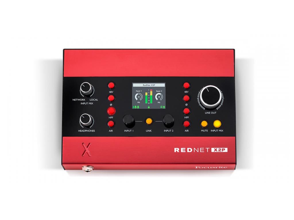 Focusrite présente la Rednet X2P