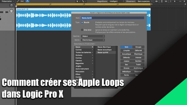 Comment créer ses Apple Loops
