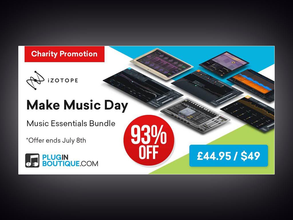 -93% sur un bundle exclusif Izotope !