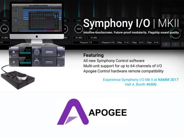 Nouveau logiciel pour l'Apogee Symphony