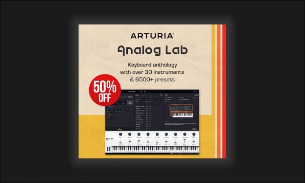 -50% sur l'Analog Lab d'Arturia