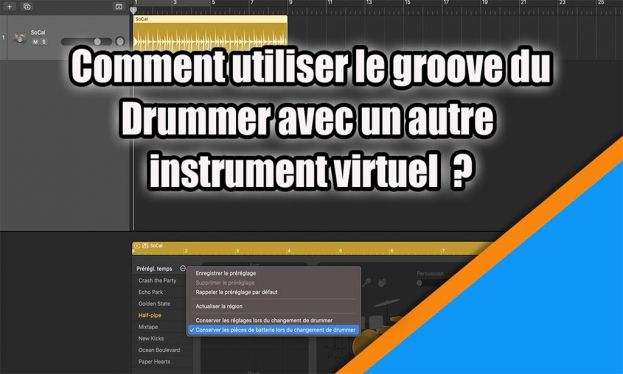 Comment utiliser les grooves de Drummer avec un autre IV?