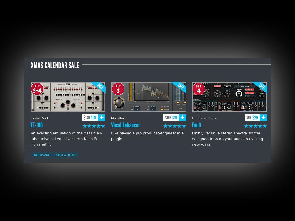 Nouvelles promos chez Plugin-Alliance