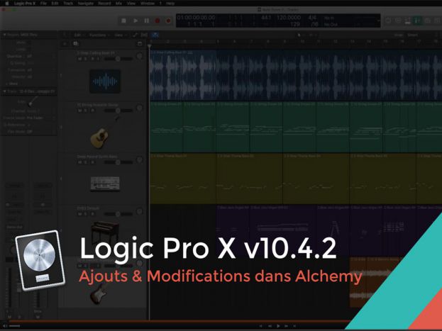 Les nouveautés d'Alchemy dans Logic pro X v10.4.2