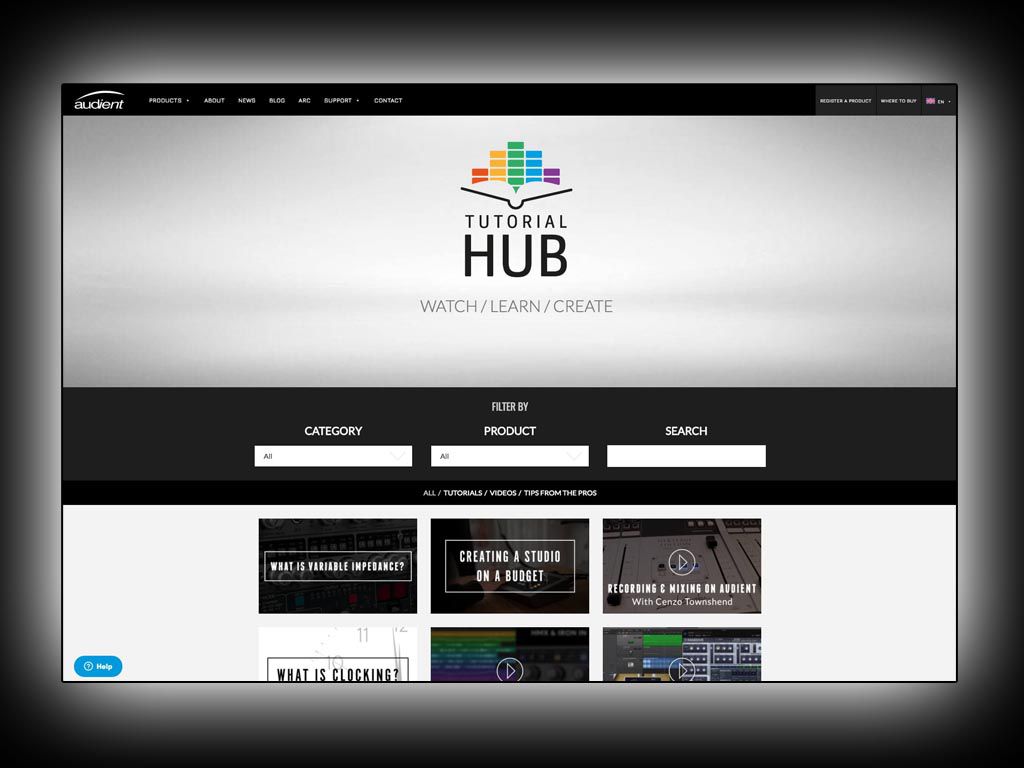 Audient inaugure Tutorial Hub