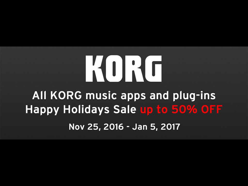 Black Friday chez Korg